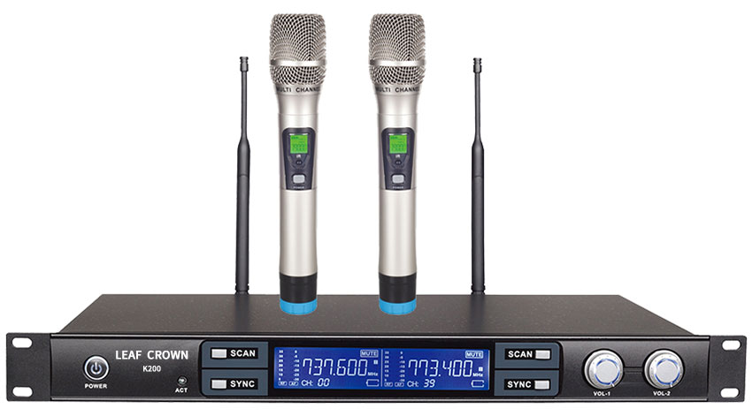 无线麦克风K200,KTV无线话筒